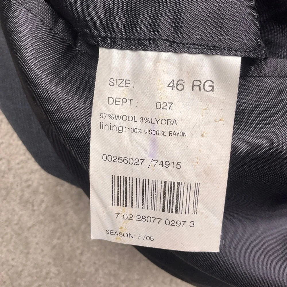 Brooks Brothers 346 Suit Men 46 RG Gray Glen Plaid Neutral Classic Wool Stretch